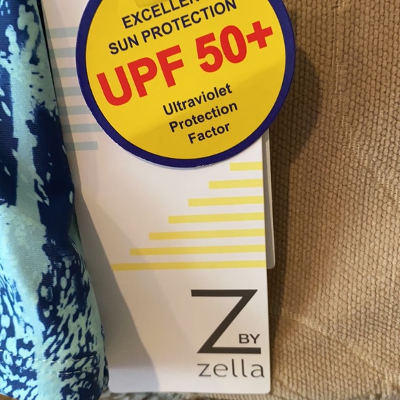 ~Z by Zella~ Blue Glaze Deep Sea Print 2-Piece Swimsuit - Picture 4 of 6